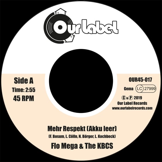 Image of OUT NOW 7" Flo Mega & The KBCS - Mehr Respekt (Akku leer)