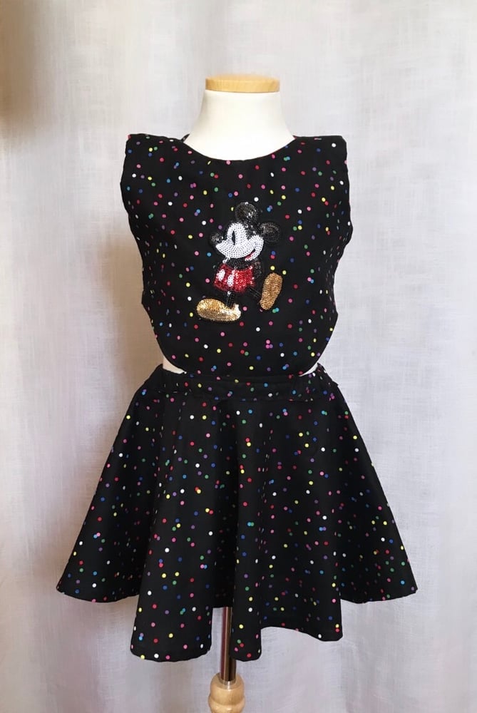 Image of Mickey confetti dress 