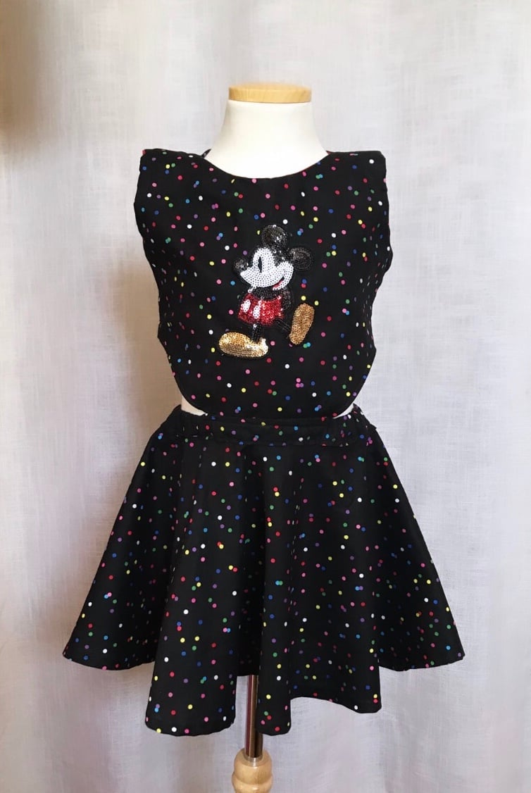 Image of Mickey confetti dress 
