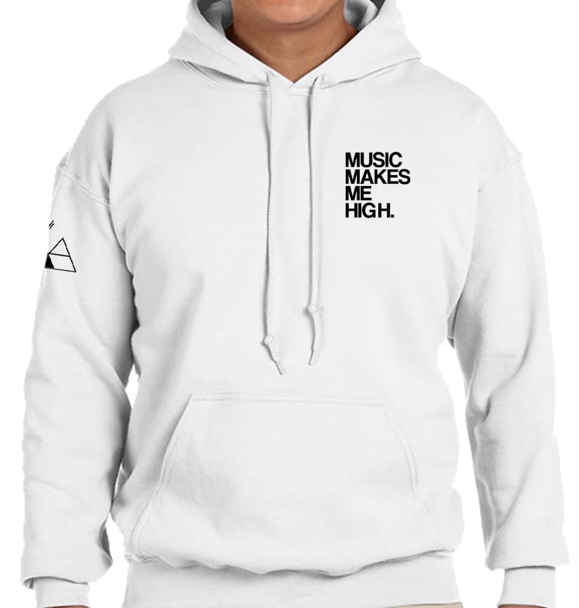 Image of MMMH SIGNATURE HOODIE* WHITE (UNISEX)