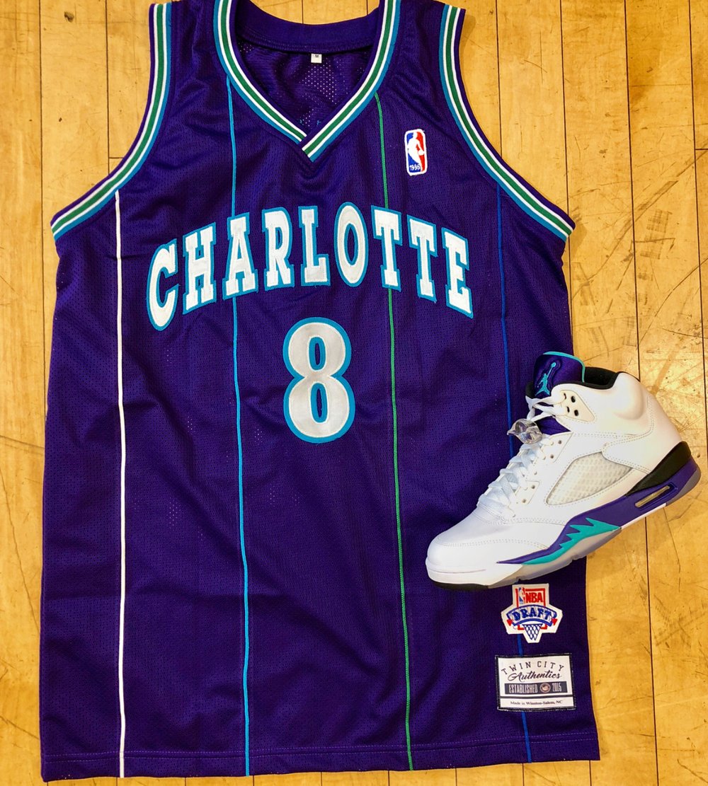 Image of #8 “Draft” Day Kobe Bryant Charlotte Hornets custom