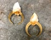 thin brass moons + stone