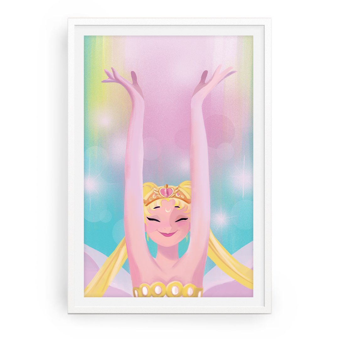 Image of Magical Girl - 11x17 Shimmer Art Print