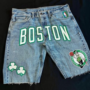 Image of  Boston Celtics NBA Denim Shorts