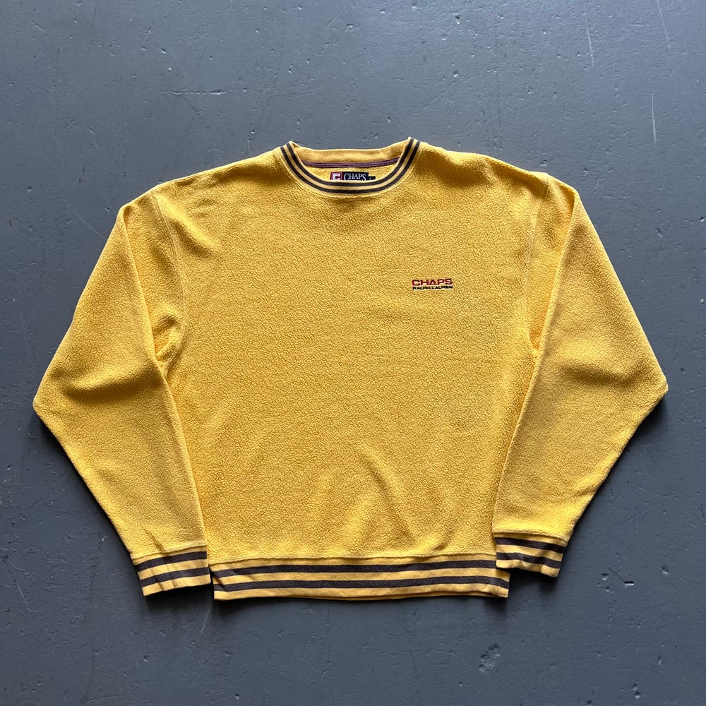 Image of Vintage Ralph Lauren Chaps fleece sweatshirt size large 