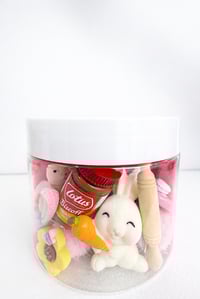 Image 3 of Easter Bunny Pink Play Dough Jar 