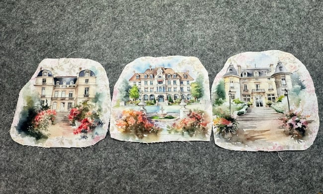 Chateau houses x3