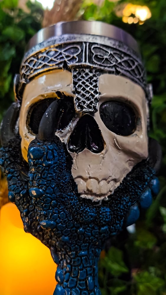 ๐The Armored Kingdom Dracogrip Relic Skull Goblet