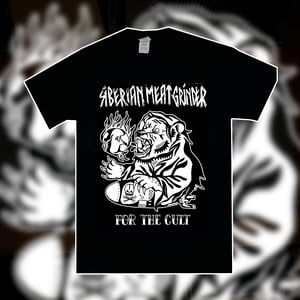 Image of Siberian Meat Grinder - For the Cult, Black Tee