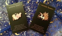 Image 2 of - cosmic lovers - enamel pin 