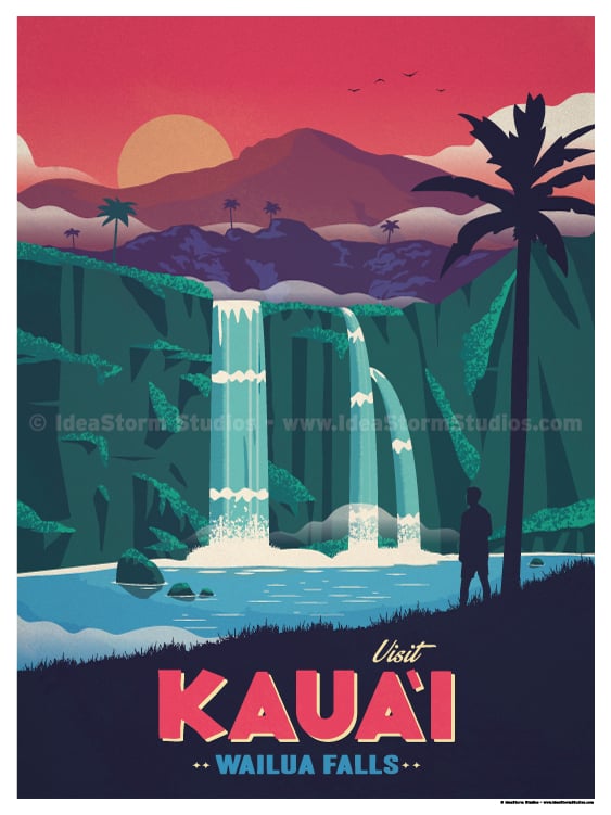 IdeaStorm Studio Store — Kaua'i Poster