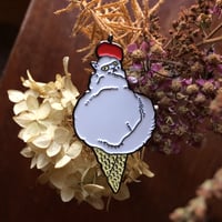 Image 1 of Touch of Class: "Two Scoops" Enamel Pin