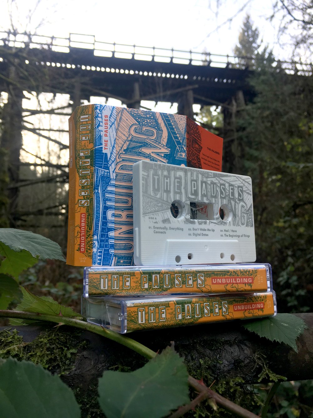 The Pauses "Unbuilding" Full-Length Cassette Tape