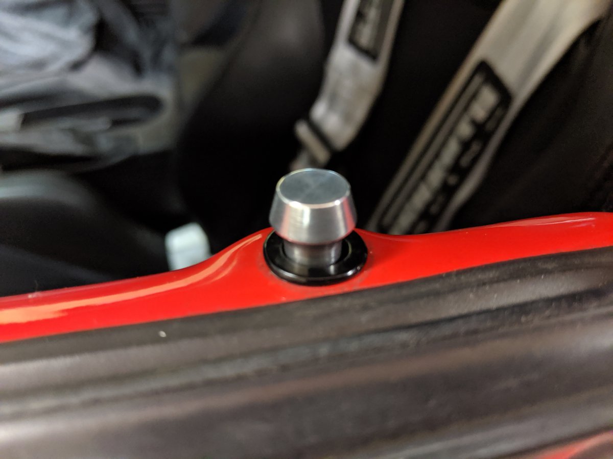 Datsun Aluminum door lock pull (pair)