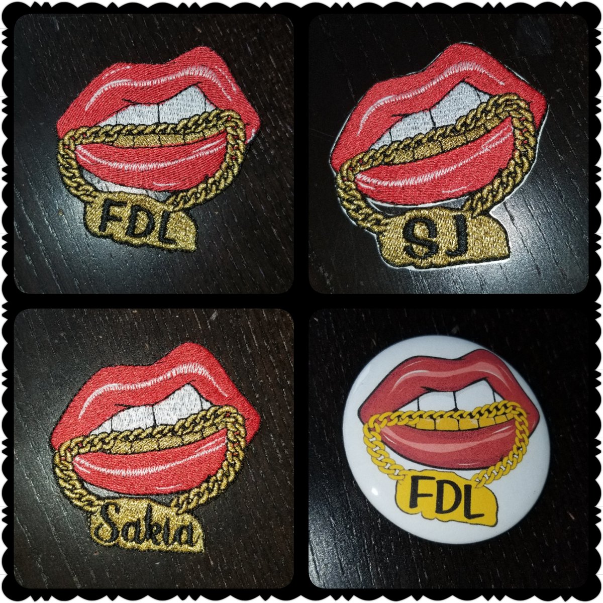 Image of Lippie Nameplate Patch and/or Button