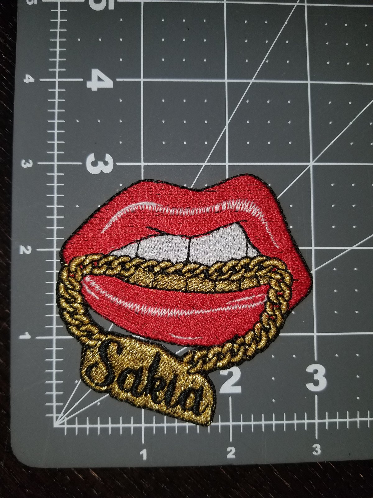 Image of Lippie Nameplate Patch and/or Button