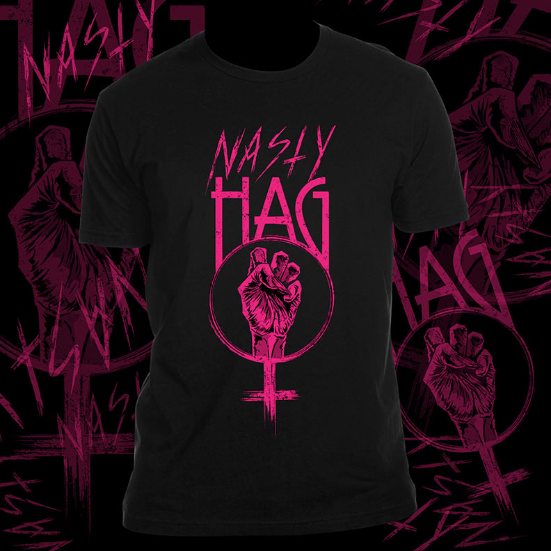 Image of NASTY HAG T Shirt 
