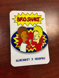 Image 1 of Broshake Lapel Pin Glitter Variant by Jad Dovey & Bad Pins