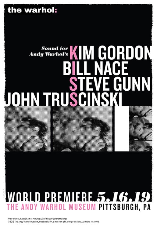 Image of Sound For Any Warhol's Kiss Kim Gordon Poster