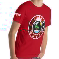Image 3 of LFS INTERNATIONAL SQUADRON LOGO ( TRINI / RED TEE )