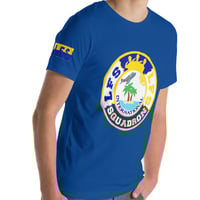 Image 2 of LFS INTERNATIONAL SQUADRON LOGO ( BIM / ROYAL BLUEE TEE )