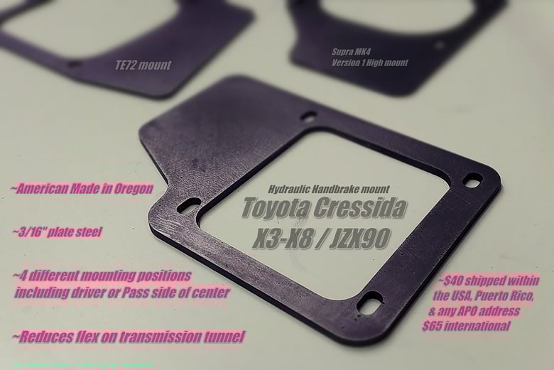 Image of Toyota Cressida X3-X8/JZX90 ~ JZX R154 Hydraulic handbrake mount