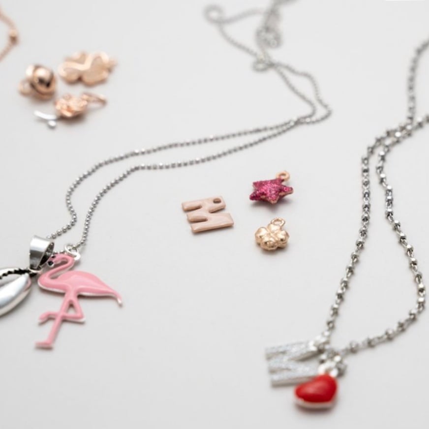 Image of Collana ciondoli personalizzati Argento