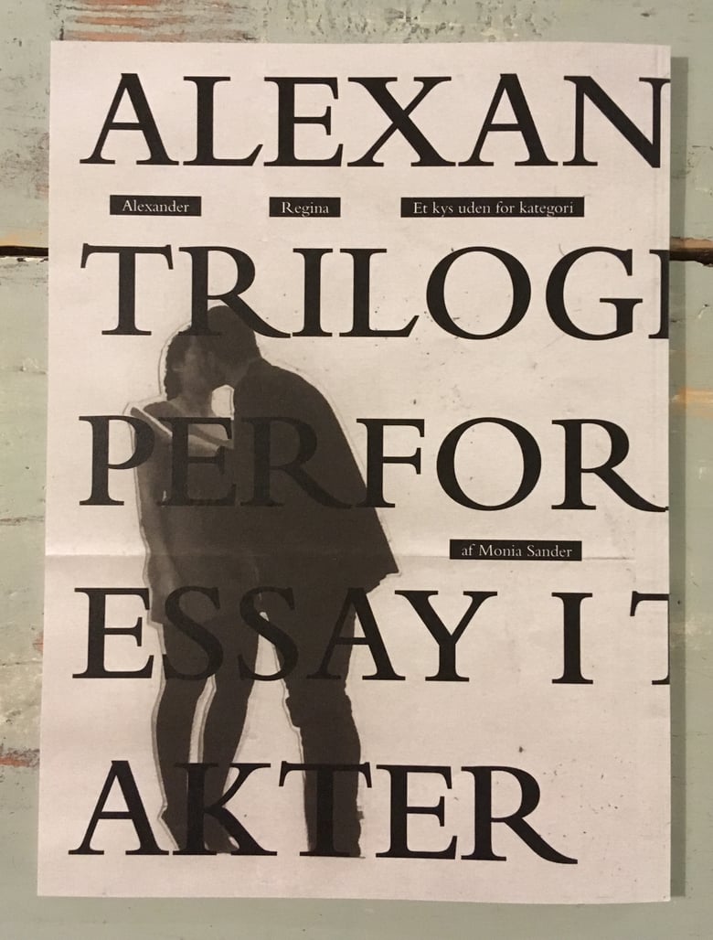 Image of Alexandertrilogien - et performanceessay i tre akter