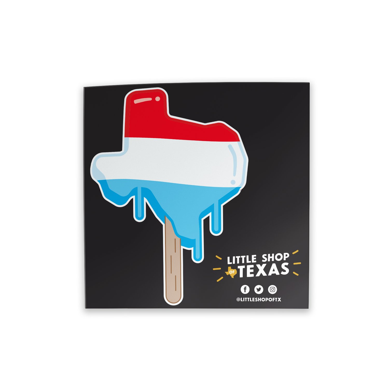 Image of Texas Popsicle sticker
