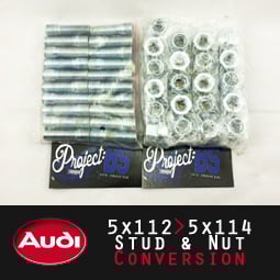 Image of PROJECTB5 - 5x112 to 5x114 LUG STUD & NUT Conversion Kits