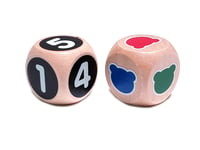 Image 1 of Color Dice & Number Dice (Choose Bear or Dino)