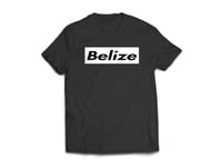 BELIZE - T-SHIRT - BLACK/WHITE BOX