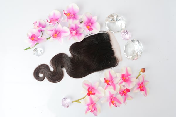 Image of Brazilian Lace Closures 4"x4"