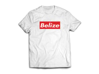 BELIZE - T-SHIRT - WHITE/WHITE/RED BOX