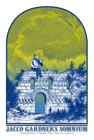JACCO GARDNER gigposter - Le Beau Festival - Le Trabendo Paris May 2019