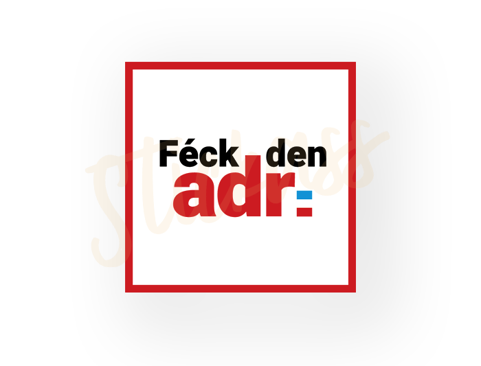 Image of "Féck den ADR" Stickers