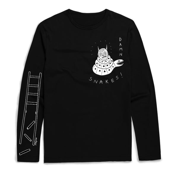 Image of Damn Snakes Long Sleeve - Unisex T - By Polly Nor