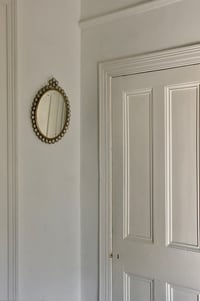 Image 5 of Small Wall-Mounted Mirror with Decorative Frame
