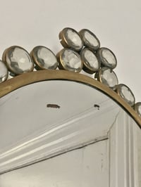 Image 3 of Small Wall-Mounted Mirror with Decorative Frame