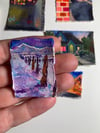 Tiny painting— snow landscape