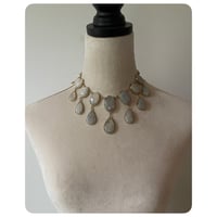 Image 4 of The Tempest Necklace - Moonstone and Solid Brass 