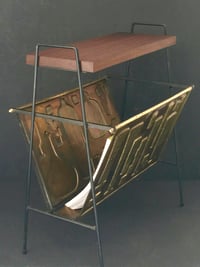 Image 1 of Magazine Holder with Bottle Designs, Europe Mid-20th Century