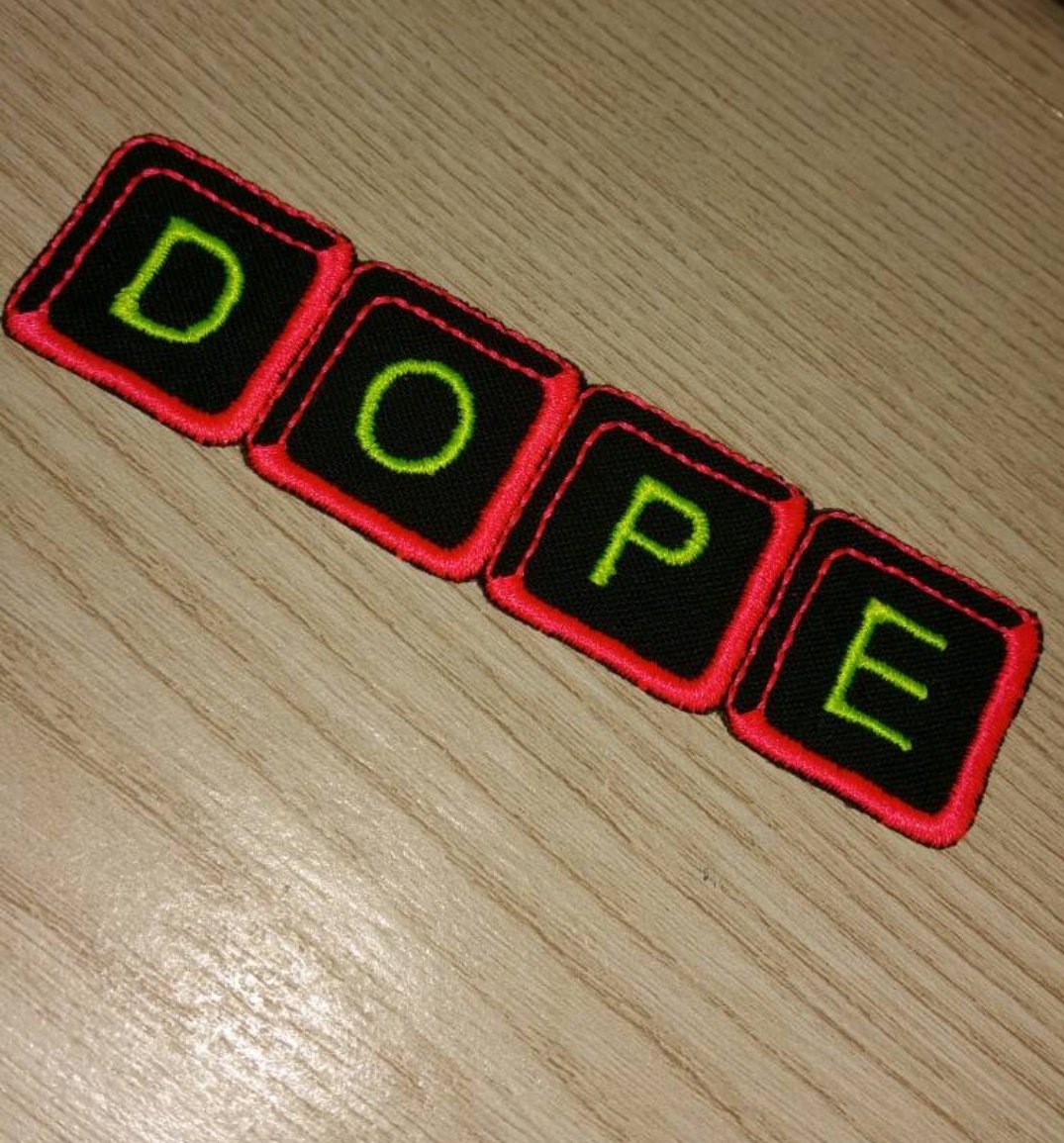 Image of DOPE Appliqué 