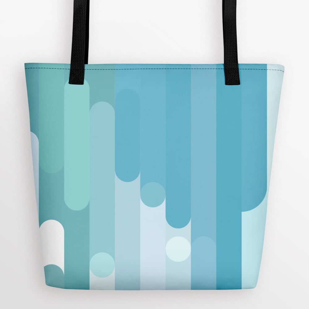Image of Partly Cloudy Large Tote Bag
