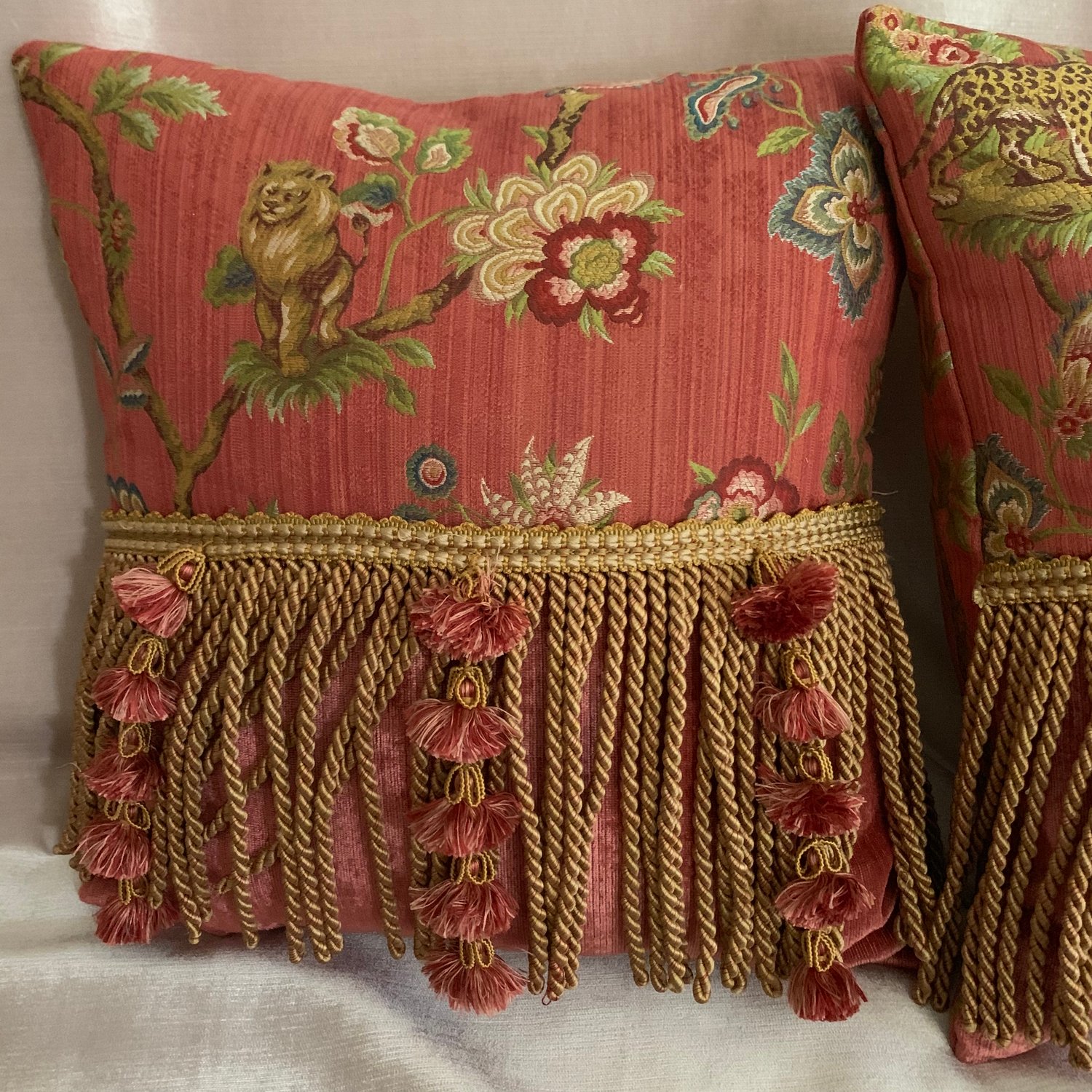 Image of Ruby Floral Pillows