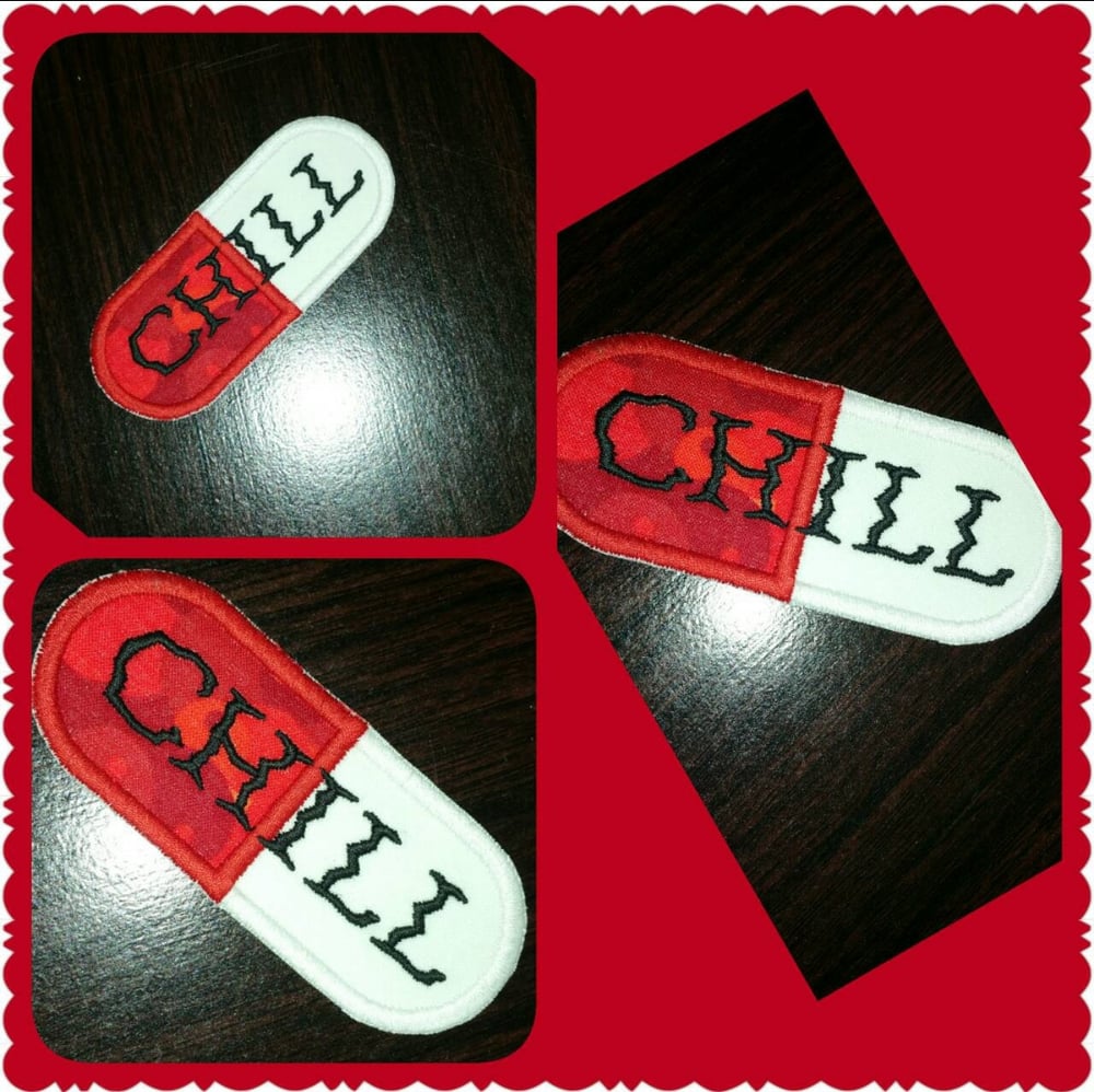 Image of Chill Pill Appliqué 