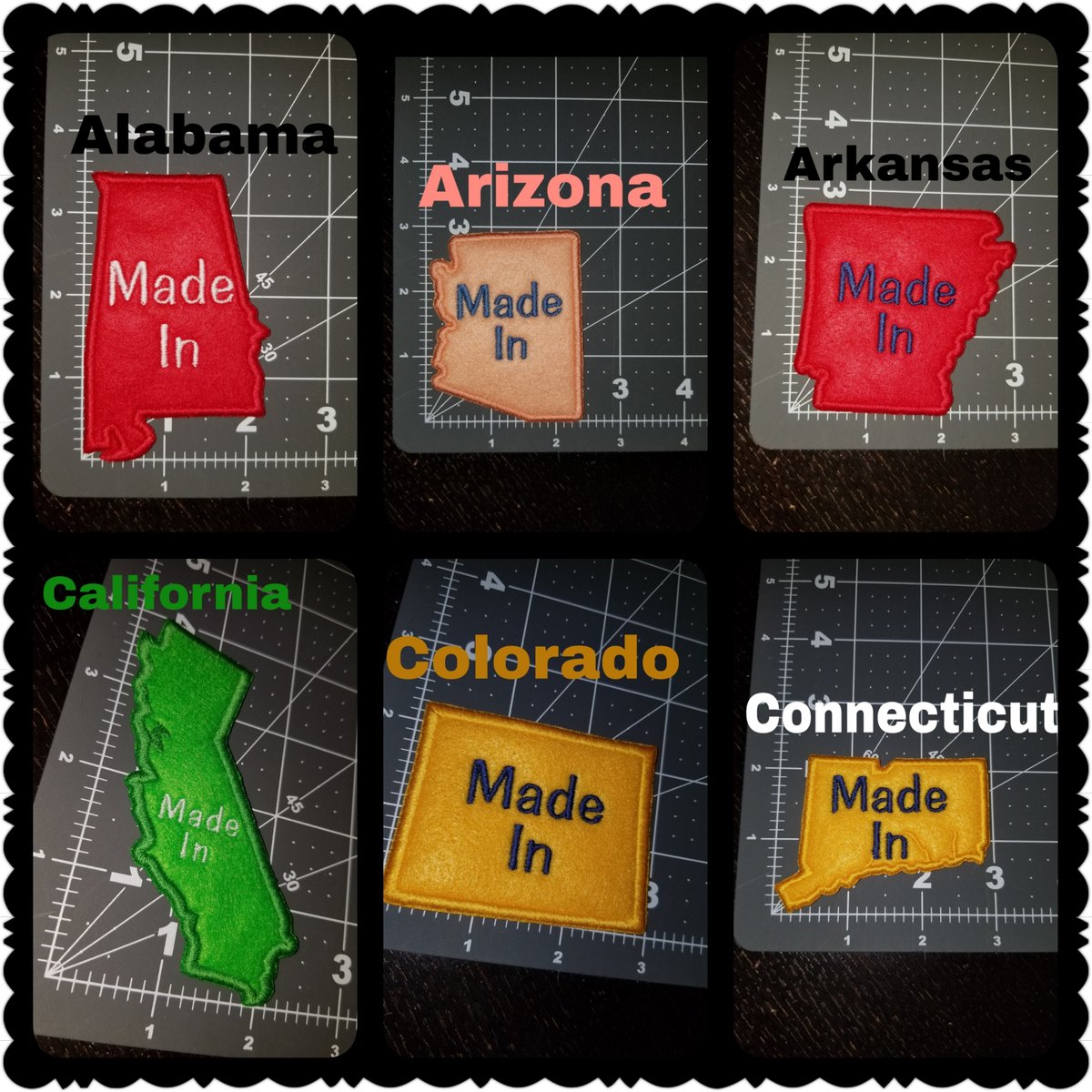 Image of "Made In" Appliqués