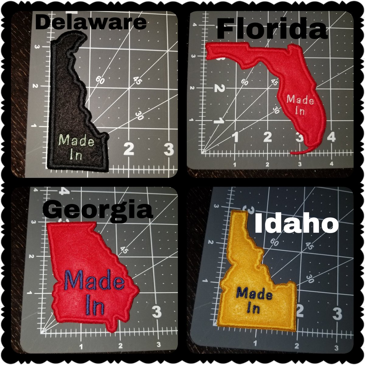 Image of "Made In" Appliqués