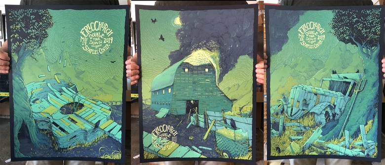 Image of Set of 3 Eric Church Posters