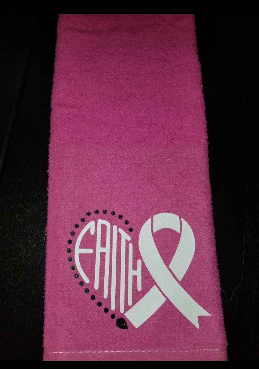 Image of Breast Cancer Awareness - Faith Baby Bib, Onesie, Tee and/or Rally Towel